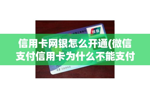 信用卡网银怎么开通(微信支付信用卡为什么不能支付) 信用卡网银怎么开通(微信支付信用卡为什么不能支付)