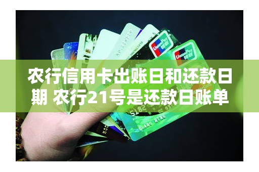 农行信用卡出账日和还款日期 农行21号是还款日账单日是