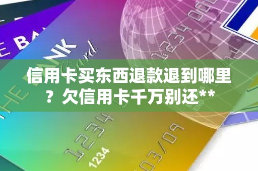 信用卡买东西退款退到哪里？欠信用卡千万别还**