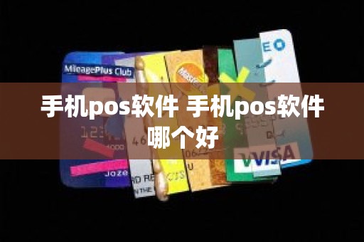 手机pos软件 手机pos软件哪个好