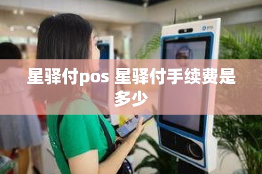 星驿付pos 星驿付手续费是多少