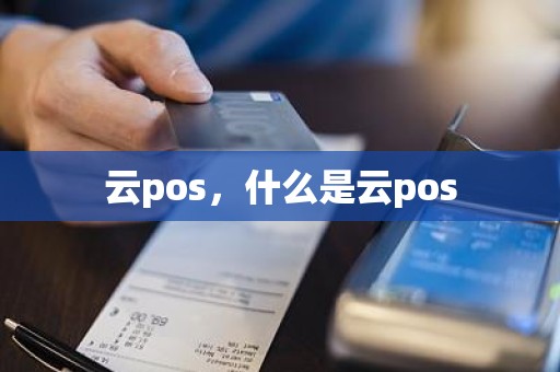 云pos，什么是云pos