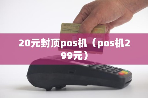 20元封顶pos机（pos机299元）