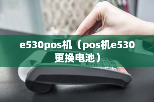 e530pos机（pos机e530更换电池）