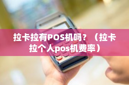 拉卡拉有POS机吗？（拉卡拉个人pos机费率）