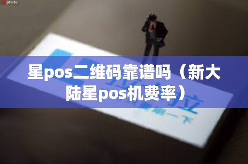 星pos二维码靠谱吗（新大陆星pos机费率）