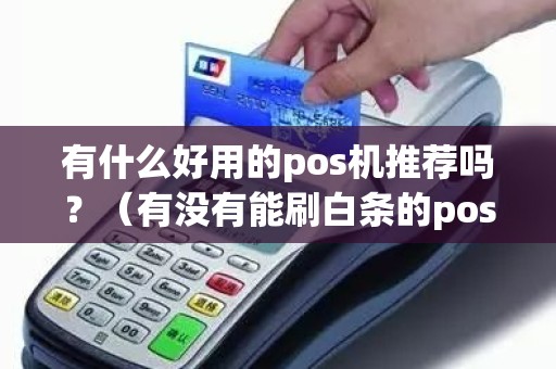 有什么好用的pos机推荐吗？（有没有能刷白条的pos）