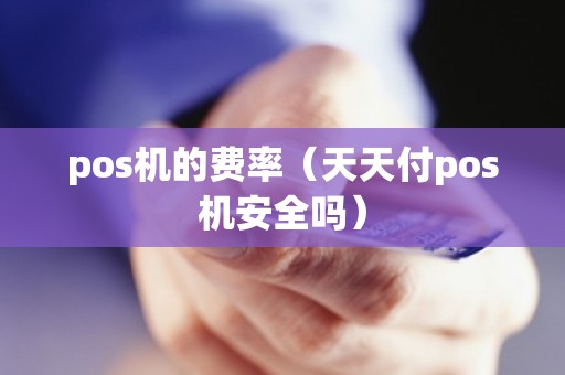 pos机的费率（天天付pos机安全吗）