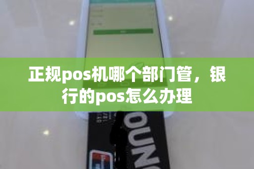 正规pos机哪个部门管，银行的pos怎么办理