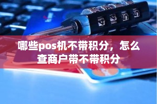 哪些pos机不带积分，怎么查商户带不带积分