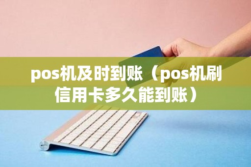 pos机及时到账（pos机刷信用卡多久能到账）