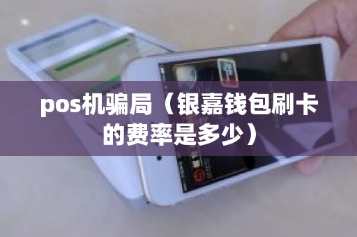 pos机骗局（银嘉钱包刷卡的费率是多少）