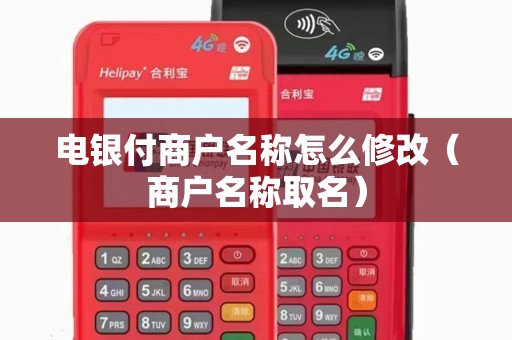 电银付商户名称怎么修改（商户名称取名）