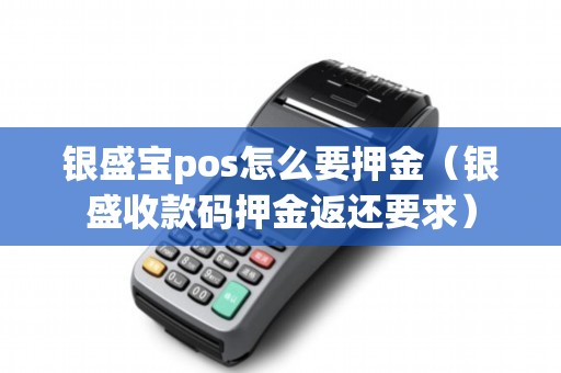银盛宝pos怎么要押金（银盛收款码押金返还要求）