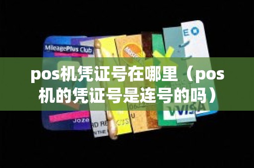 pos机凭证号在哪里（pos机的凭证号是连号的吗）