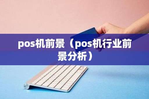 pos机前景（pos机行业前景分析）