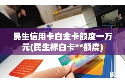 民生信用卡白金卡额度一万元(民生标白卡**额度)