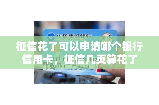 征信花了可以申请哪个银行信用卡，征信几页算花了