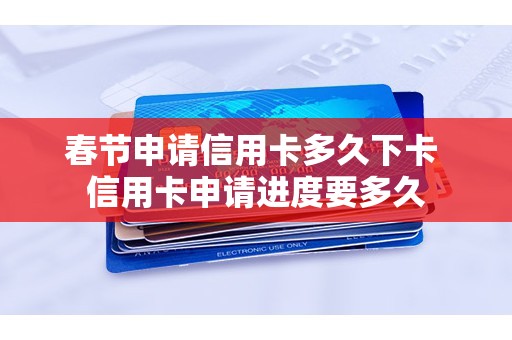 春节申请信用卡多久下卡 信用卡申请进度要多久