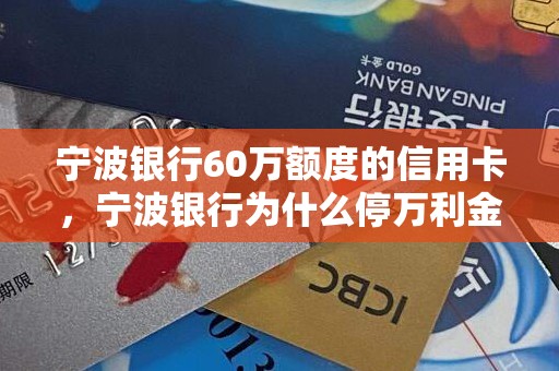宁波银行60万额度的信用卡，宁波银行为什么停万利金了