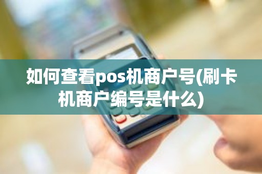如何查看pos机商户号(刷卡机商户编号是什么) 如何查看pos机商户号(刷卡机商户编号是什么)