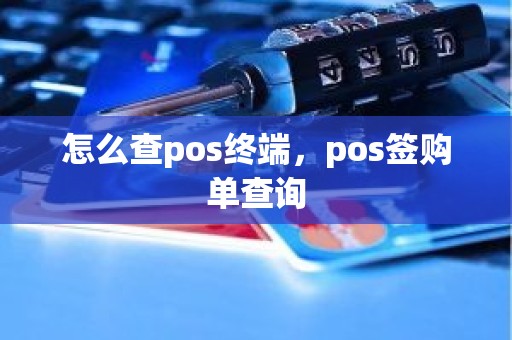怎么查pos终端,pos签购单查询 怎么查pos终端,pos签购单查询