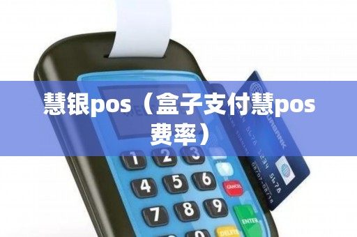 慧银pos（盒子支付慧pos费率）