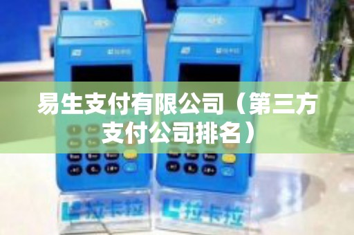 易生支付有限公司（第三方支付公司排名）