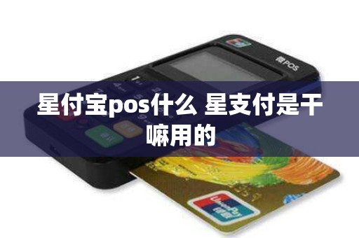 星付宝pos什么 星支付是干嘛用的