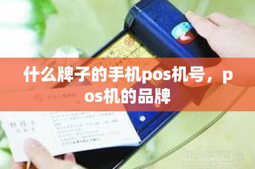 什么牌子的手机pos机号，pos机的品牌