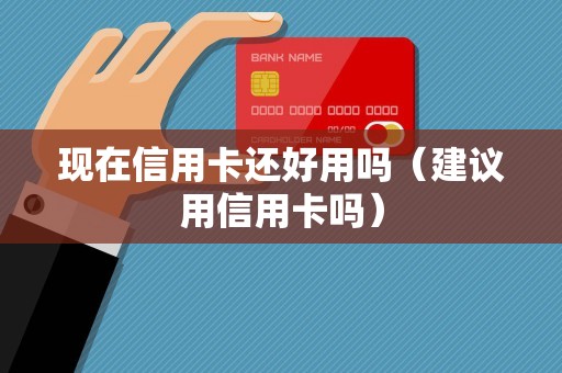 现在信用卡还好用吗（建议用信用卡吗）